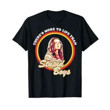 Netflix Stranger Things Max More To Life Than Stupid Boys Short Sleeve T-Shirt