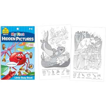 School Zone 6-Pack Workbook Set for Kids Ages 4+