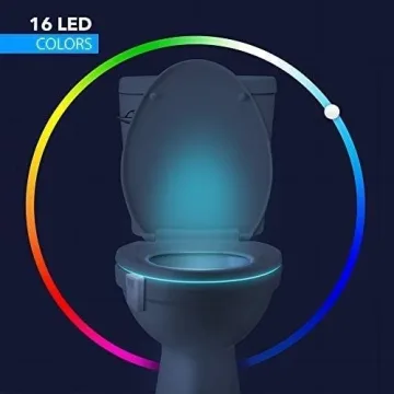 2 Pack Toilet Night Lights with Motion Activated Sensor
