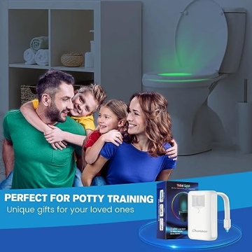 2 Pack Toilet Night Lights with Motion Activated Sensor