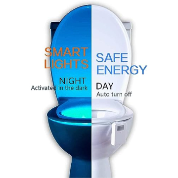 2 Pack Toilet Night Lights with Motion Activated Sensor