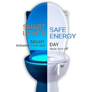 2 Pack Toilet Night Lights with Motion Activated Sensor