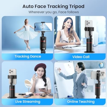 Auto Face Tracking Tripod for Smooth Capture