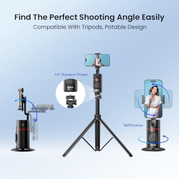 Auto Face Tracking Tripod for Smooth Capture