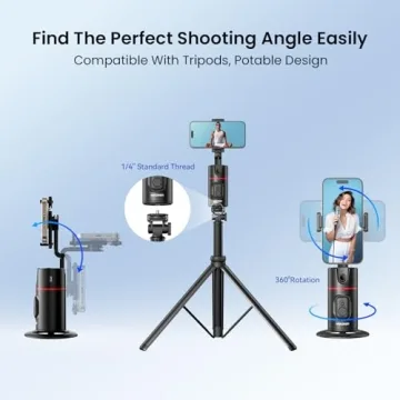 Auto Face Tracking Tripod for Smooth Capture