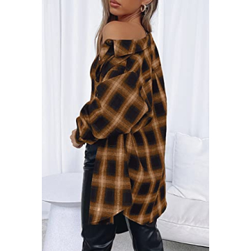 CHYRII Women's Flannel Shirt - Cozy & Versatile Style