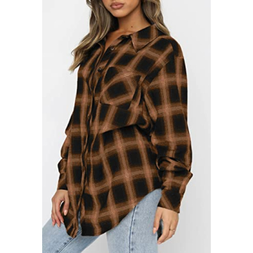 CHYRII Women's Flannel Shirt - Cozy & Versatile Style