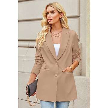 Luvamia Women's Business Blazer - Stylish & Comfortable