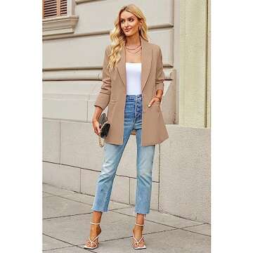 Luvamia Women's Business Blazer - Stylish & Comfortable