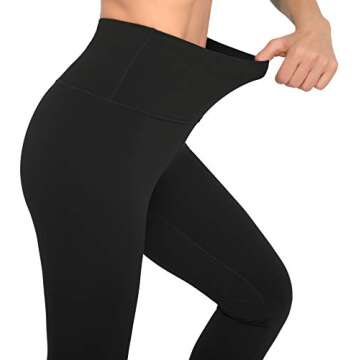 Dragon Fit Compression Yoga Pants with Inner Pockets in High Waist Athletic Pants Tummy Control Stre...