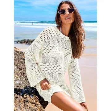 Chic ANRABESS Summer Swim Cover Up for Beach Days