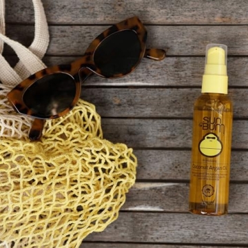 Sun Bum Coconut Argan Oil - Strengthening Oil for All Hair