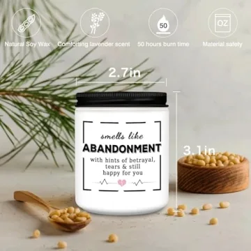 Homsolver Coworker Leaving Gifts For Women, Best Friend Farewell Retirement Gifts For Women, Going Away Goodbye Candle Gifts For Coworkers, Friends, Boss, Work Bestie