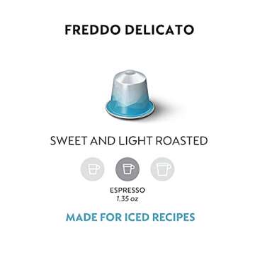 Nespresso Capsules Original Line, Freddo Delicato, 50-Count Espresso Coffee Pods