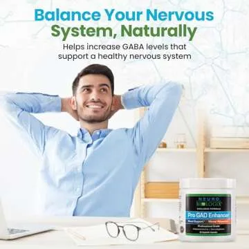 Pro GAD Enhancer 90 Capsules – Multi-Action GABA Supplement for Relaxation, Mood &, Nervous System – Contains 5 Key Ingredients, Including Magnesium, Zinc, L Theanine & Kava Kava