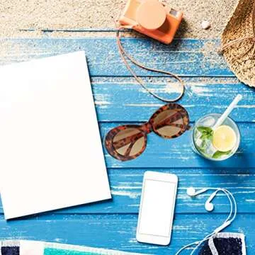 obmwang 10 Pieces Clout Oval Goggles Retro Thick Frame Round Sunglasses with Lens Cloth and Bag, for Girls Boys Adults Men Women, 10 Colors