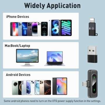 VEZQUA Wireless Lavalier Microphones for Vloggers and Podcasters