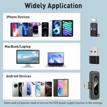 VEZQUA Wireless Lavalier Microphones for Vloggers and Podcasters