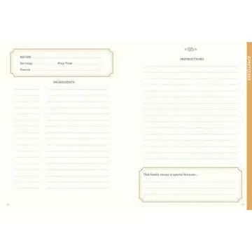 Our Family Recipes Journal for Preserving Culinary Traditions