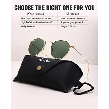 Pro Acme Small Round Sunglasses for Retro Style Lovers
