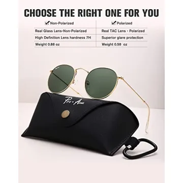 Pro Acme Small Round Sunglasses for Retro Style Lovers