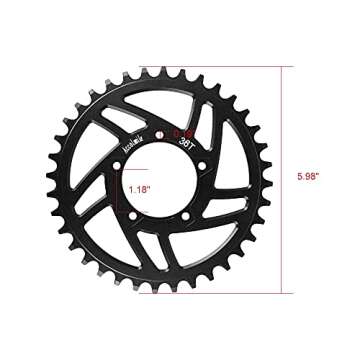 Accolmile 36T Chainring for BBS01 BBS02 Mid Drive Kit