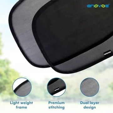 Enovoe Baby Car Window Shades UV Protection Easy Install