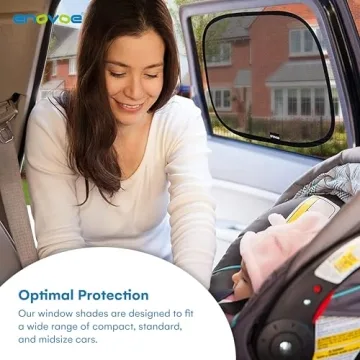 Enovoe Baby Car Window Shades UV Protection Easy Install