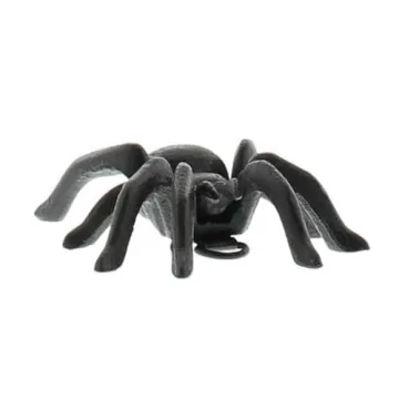 HomArt Black Iron Spider - Realistic Halloween & Garden Decor