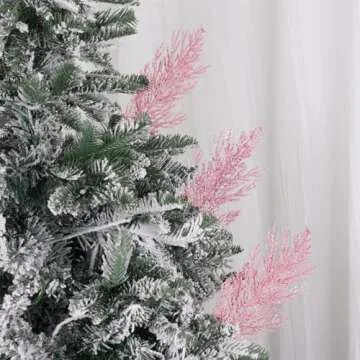 Christmas Glitter Stems 24pcs for Holiday Decor and Crafts