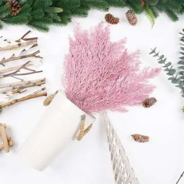 Christmas Glitter Stems 24pcs for Holiday Decor and Crafts