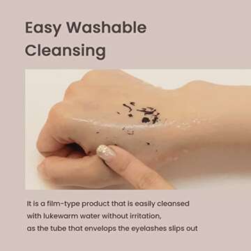 HEIMISH Dailism Smudge Stop Mascara, Curling & Lengthening, Long-lasting, Waterproof, Smudge-proof, Non-Clumping, Washable Cleansing Korean Mascara, 0.32oz/9g - Black Curling