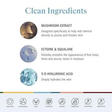 STRIPES Beauty Naomi Watts The Power Move Hydrating Facial Serum Firm Smooth Fine Lines And Wrinkles Squalene Hyaluronic Acid Safe Sensitive Skin Menopause Support 1.0 Fl Oz