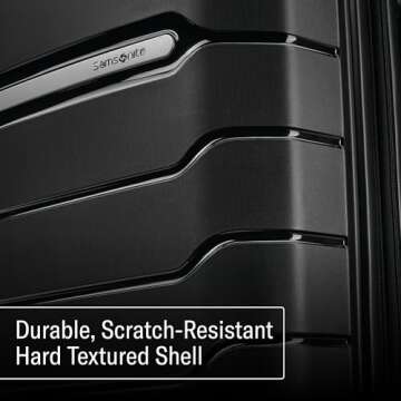 Samsonite Freeform Hardside Expandable with Double Spinner Wheels, Mint Green, Checked-Large 28-Inch