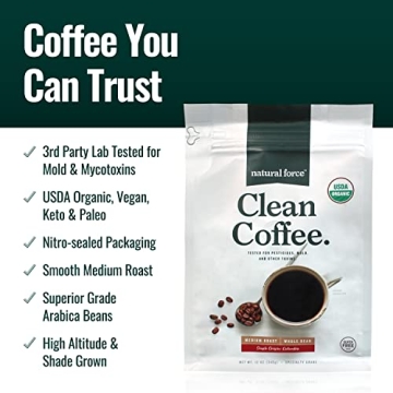 Organic Clean Coffee & MCT Oil Bundle – 100% Pure Energy