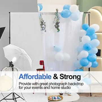 Adjustable 10x7ft Backdrop Stand for Photography