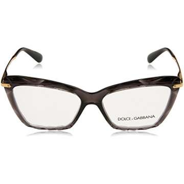 Stylish Dolce & Gabbana Transparent Grey Women's Cat Eye Glasses