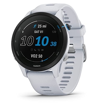 Garmin Forerunner 255 Music GPS Smartwatch - White