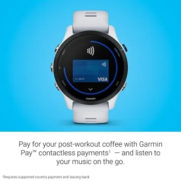 Garmin Forerunner 255 Music GPS Smartwatch - White