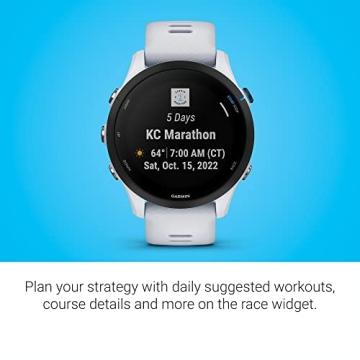Garmin Forerunner 255 Music GPS Smartwatch - White