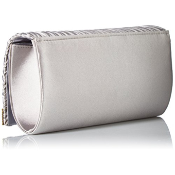 Elegant Satin Pleated Rhinestone Clutch for Glamorous Events