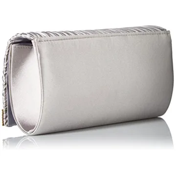 Elegant Satin Pleated Rhinestone Clutch for Glamorous Events
