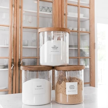 SAVVY & SORTED Minimalist Pantry Labels for Organizing