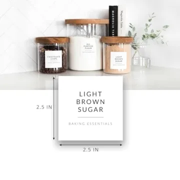 SAVVY & SORTED Minimalist Pantry Labels for Organizing