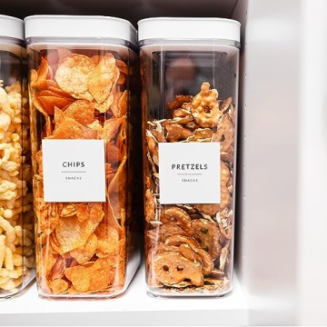 SAVVY & SORTED Minimalist Pantry Labels for Organizing