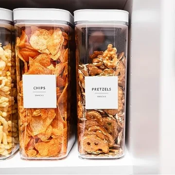 SAVVY & SORTED Minimalist Pantry Labels for Organizing