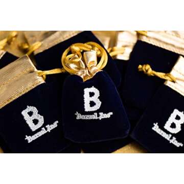 Barzel 18k White Gold/Rose Gold & Gold Plated Eternity Oval Cut Cubic Zirconia Eternity Ring Band