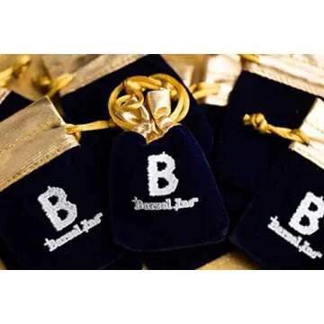 Barzel 18k White Gold/Rose Gold & Gold Plated Eternity Oval Cut Cubic Zirconia Eternity Ring Band