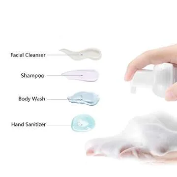 CycleMore 10 Pack Foam Pump Bottle - BPA Free Dispenser