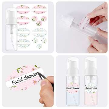 CycleMore 10 Pack Foam Pump Bottle - BPA Free Dispenser